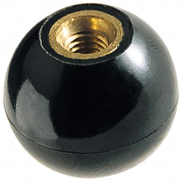 TE-CO - 5/16-24 Thread, 1" Diam, Plastic Ball Knob - Exact Industrial Supply