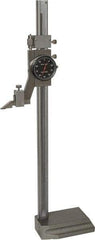 Value Collection - 12" Stainless Steel Dial Height Gage - 0.001" Graduation, Dial Display - Exact Industrial Supply