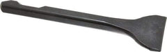 Value Collection - 2" Head Width, 7" OAL, 1/2" Shank Diam, Floor Scraper Chisel - Round Shank, Steel - Exact Industrial Supply