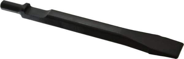 Value Collection - 3/4" Head Width, 7" OAL, 1/8" Shank Diam, Scaling Chisel - Round Shank, Steel - Exact Industrial Supply