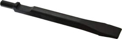 Value Collection - 3/4" Head Width, 7" OAL, 1/8" Shank Diam, Scaling Chisel - Round Shank, Steel - Exact Industrial Supply