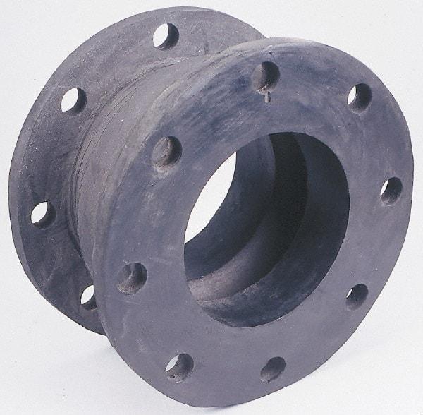 Unisource Mfg. - 8" Pipe, Chlorobutyl Wide Arch Pipe Expansion Joint - 6" Long, 3/4" Extension, 1-3/4" Compression, 225 Max psi, Flanged - Exact Industrial Supply