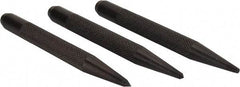 Value Collection - 3 Piece, 5/32", Pin Punch Set - Round Shank - Exact Industrial Supply