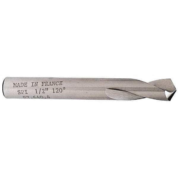 Magafor - 0.63" Body Diam, 120° Point, Cobalt, 4-3/4" Overall Length, Spotting Drill - Exact Industrial Supply