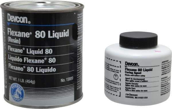 Devcon - 1 Lb Kit Black Urethane Joint Sealant - 120°F (Wet), 180°F (Dry) Max Operating Temp, 15 min Tack Free Dry Time - Exact Industrial Supply