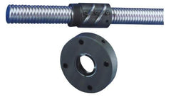 THK - 0.61" Thread Length, Ballscrew Nut - 1/2" Lead Width, 1.039" Ball Circle Diam, 3.244" Flange OD - Exact Industrial Supply