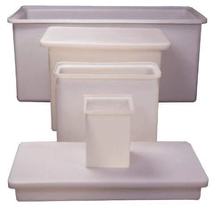 Made in USA - Rectangular Polyethylene Tank Cover - 24" Wide x 36" Long x 1/4" Thick - Exact Industrial Supply