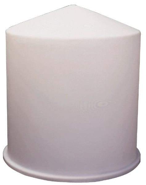 Made in USA - Round Polyethylene Tank Cover for 250 Gallon Container - 42" Wide x 1/4" Thick - Exact Industrial Supply