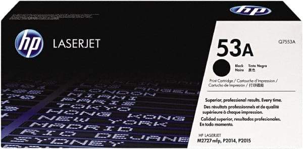 Hewlett-Packard - Black Toner Cartridge - Use with HP LaserJet P2015, M2727nf MFP - Exact Industrial Supply