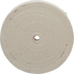 Divine Brothers - 6" Diam x 1" Thick Unmounted Buffing Wheel - Polishing Wheel, 1/2" Arbor Hole - Exact Industrial Supply