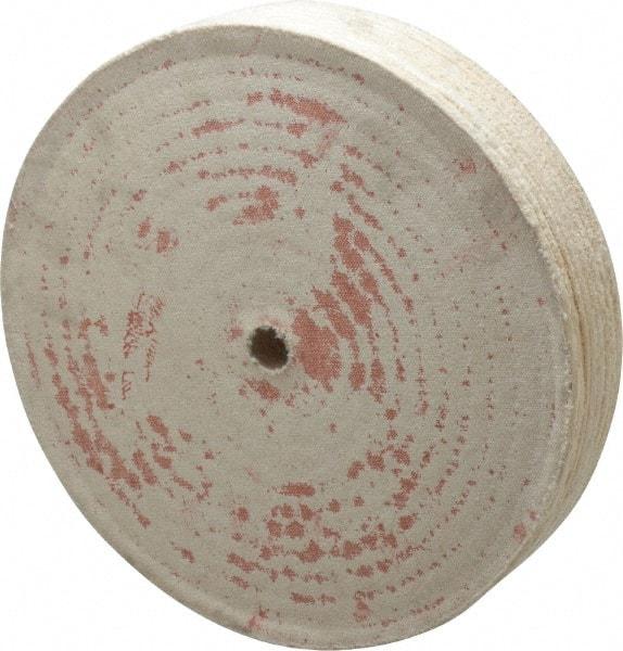 Divine Brothers - 10" Diam x 2" Thick Unmounted Buffing Wheel - Polishing Wheel, 3/4" Arbor Hole - Exact Industrial Supply