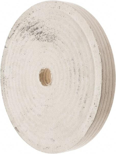 Divine Brothers - 10" Diam x 1" Thick Unmounted Buffing Wheel - Polishing Wheel, 1-1/4" Arbor Hole - Exact Industrial Supply