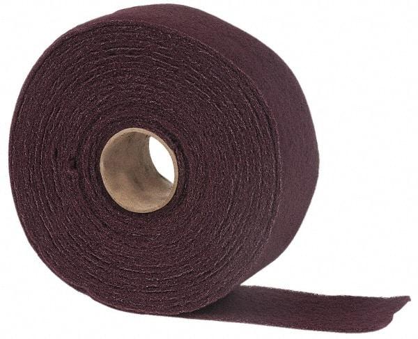 Superior Abrasives - 30' Long x 6" Wide Nonwoven Roll - Very Fine Grade, Gray, Silicon Carbide - Exact Industrial Supply