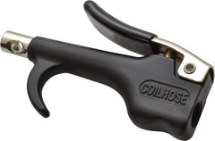 Coilhose Pneumatics - Safety Nickel Tipped Thumb Lever Blow Gun - 1/4 NPT, Zinc - Exact Industrial Supply