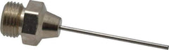 Coilhose Pneumatics - Blow Gun Needle Tip - 1/8 NPSM, 1.19" Hose Length - Exact Industrial Supply