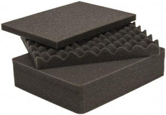 Pelican Products, Inc. - Tool Box Foam Replacement Foam Set - 7-53/64" Wide x 4-1/8" High, Black, For Fits Case No. 97-103-6 - Exact Industrial Supply