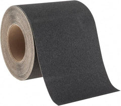 NMC - Black Solid Color Anti-Slip Vinyl Tape - 6" Wide x 60' Long x 0.02" Thick, General Traffic - Exact Industrial Supply