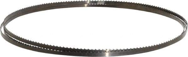 Disston - 6 TPI, 7' 9-1/2" Long x 1/4" Wide x 0.025" Thick, Welded Band Saw Blade - Carbon Steel, Toothed Edge, Raker Tooth Set, Flexible Back, Contour Cutting - Exact Industrial Supply