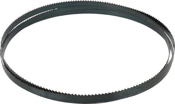 Disston - 6 TPI, 7' 9-1/2" Long x 1/2" Wide x 0.025" Thick, Welded Band Saw Blade - Carbon Steel, Toothed Edge, Raker Tooth Set, Flexible Back, Contour Cutting - Exact Industrial Supply