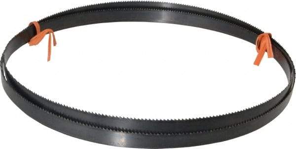 Disston - 10 TPI, 7' 9-1/2" Long x 1/2" Wide x 0.025" Thick, Welded Band Saw Blade - Carbon Steel, Toothed Edge, Raker Tooth Set, Flexible Back, Contour Cutting - Exact Industrial Supply