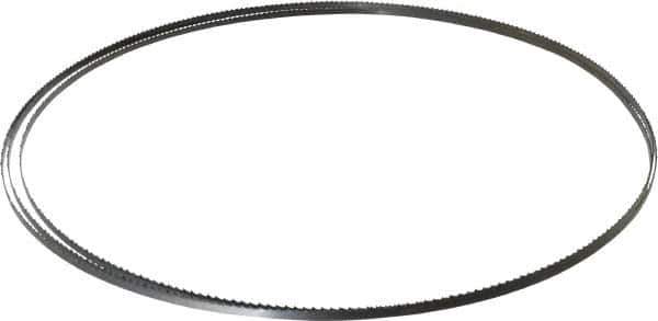 Disston - 6 TPI, 12' 6" Long x 1/4" Wide x 0.025" Thick, Welded Band Saw Blade - Carbon Steel, Toothed Edge, Raker Tooth Set, Flexible Back, Contour Cutting - Exact Industrial Supply
