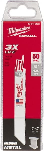 Milwaukee Tool - Steel Reciprocating Saw Blade - Exact Industrial Supply