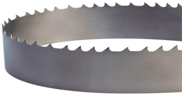 Lenox - 3 to 4 TPI, 24' 6" Long x 1-1/4" Wide x 0.042" Thick, Welded Band Saw Blade - Bi-Metal, Toothed Edge, Flexible Back - Exact Industrial Supply