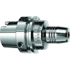 Schunk - HSK63A Taper Shank, 1-1/4" Hole Diam, Hydraulic Tool Holder/Chuck - 59.6mm Nose Diam, 125mm Projection, 61mm Clamp Depth, 25,000 RPM, Through Coolant - Exact Industrial Supply