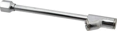 Acme - Closed Check Brass Air Chuck Extension - Tilt Lock Straight Dual Foot Chuck, 1/4 FPT - Exact Industrial Supply