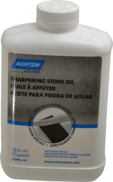 Norton - Sharpening Stone Oil Container Size Range: 32 oz. - 127.9 oz. Food Grade: NonFoodGrade - Exact Industrial Supply