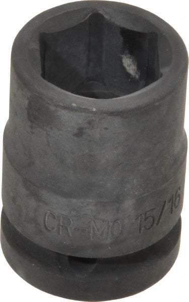 Blackhawk by Proto - 3/4" Drive 15/16" Standard Impact Socket - 6 Points, 2" OAL - Exact Industrial Supply