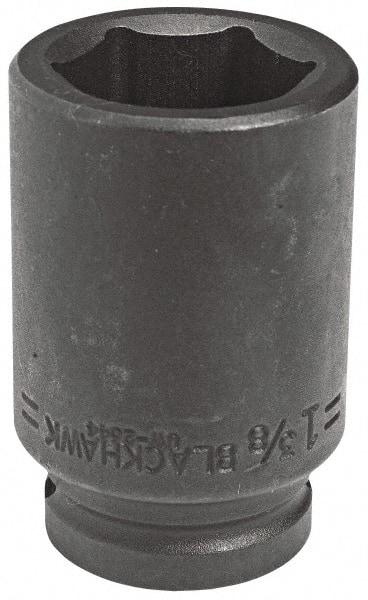 Blackhawk by Proto - 3/4" Drive 1-1/8" Deep Impact Socket - 6 Points, 3-1/4" OAL - Exact Industrial Supply