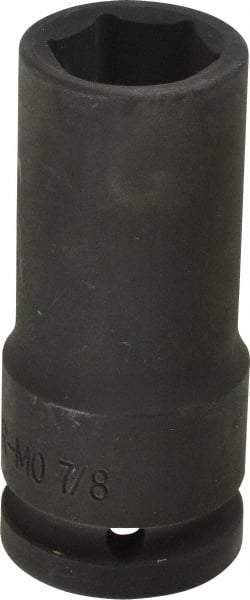 Blackhawk by Proto - 3/4" Drive 7/8" Deep Impact Socket - 6 Points, 3-1/4" OAL - Exact Industrial Supply