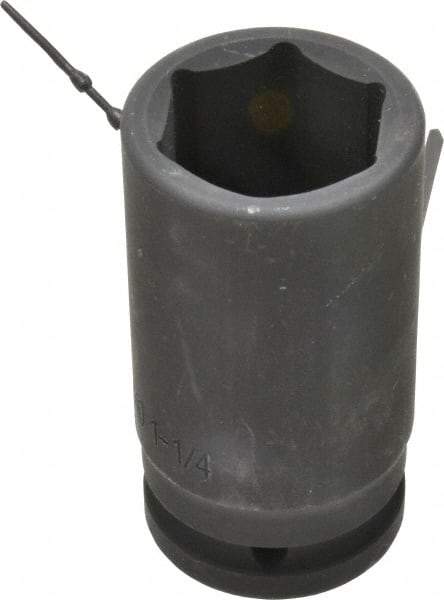 Blackhawk by Proto - 3/4" Drive 1-1/4" Deep Impact Socket - 6 Points, 3-1/4" OAL - Exact Industrial Supply