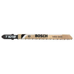 Bosch - 3-5/8" Long, 11 to 14 Teeth per Inch, Bi-Metal Jig Saw Blade - Exact Industrial Supply