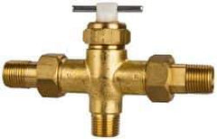 Bradley - Wash Fountain Manual Mixing Valve - For Use with Bradley Foot-Controlled Wash Fountains - Exact Industrial Supply