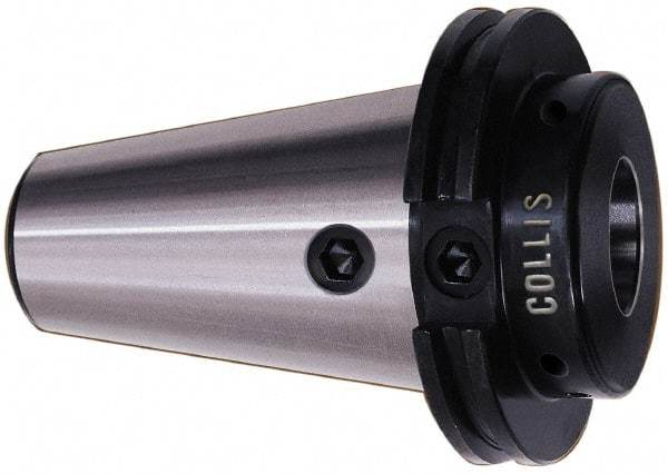 Collis Tool - CAT50 Taper Shank 3/4" Hole End Mill Holder/Adapter - 2-3/4" Nose Diam, 1-3/8" Projection, 1-8 Drawbar - Exact Industrial Supply