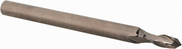 Magafor - 3mm Body Diam, 90°, 2" OAL, Solid Carbide Spotting Drill - Exact Industrial Supply