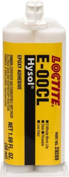 Loctite - 50 mL Cartridge Two Part Epoxy - 20 min Working Time, Series E-00CL - Exact Industrial Supply