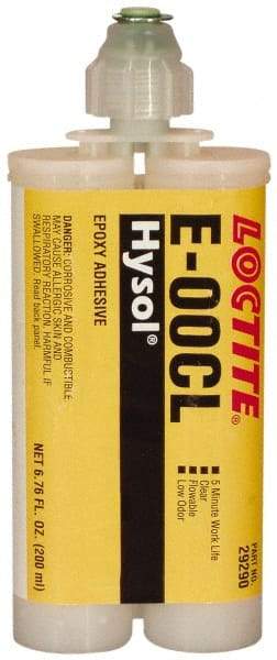 Loctite - 200 mL Cartridge Two Part Epoxy - 20 min Working Time, Series E-00CL - Exact Industrial Supply