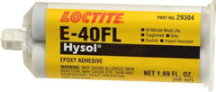 Loctite - 50 mL Cartridge Two Part Epoxy - 40 min Working Time, Series E-40FL - Exact Industrial Supply