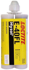 Loctite - 200 mL Cartridge Two Part Epoxy - 40 min Working Time, 3,750 psi Shear Strength, Series E-40FL - Exact Industrial Supply