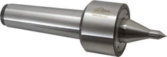 Riten - MT5 Taper Shank, 3-1/16" Head Diam 9,000 Lb Capacity Live Center - 5,000 Max RPM, 2-3/32" Head Length, 1/2" Point Diam, 2-1/2" Point Len, 1,100 Lb Max Workpc, 11-3/8" OAL, 15/16" Long Tip, Long Point - Exact Industrial Supply