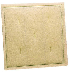 PrecisionAire - 20" Noml Height x 20" Noml Width x 1" Noml Depth, <20% Capture Efficiency, Panel Air Filter - MERV 5, Polyester, Integrated Galvanized Wire Frame - Exact Industrial Supply