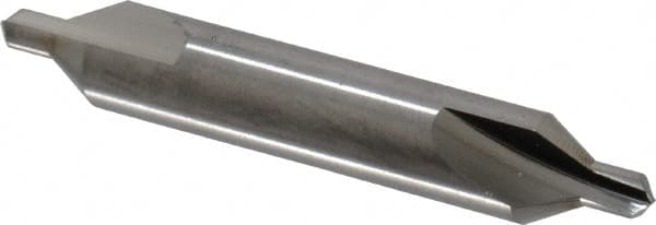 M.A. Ford - #5 Plain Cut 60° Incl Angle Solid Carbide Combo Drill & Countersink - Exact Industrial Supply