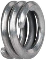 Heli-Coil - #6-32 UNC, 0.138" OAL, Free Running Helical Insert - 2-3/4 Free Coils, Tangless, 304 Stainless Steel, Bright Finish, 1D Insert Length - Exact Industrial Supply