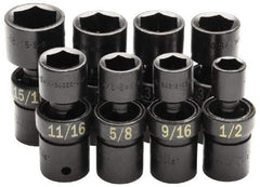 SK - 1/2" Drive 1-1/4" Standard Universal Impact Socket - 6 Points, 3-23/64" OAL - Exact Industrial Supply