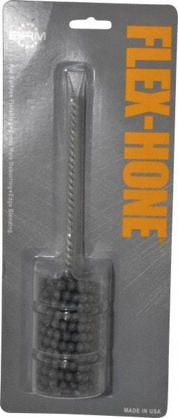 Brush Research Mfg. - 1-1/2" Bore Diam, 180 Grit, Silicon Carbide Flexible Hone - Extra Fine, 8" OAL - Exact Industrial Supply