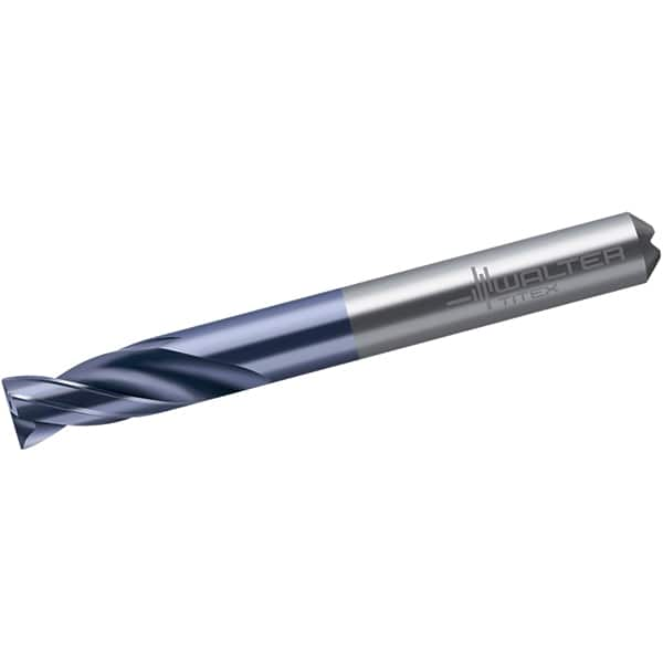 Walter-Titex - 8.5mm 180° Spiral Flute Solid Carbide Screw Machine Drill Bit - Exact Industrial Supply