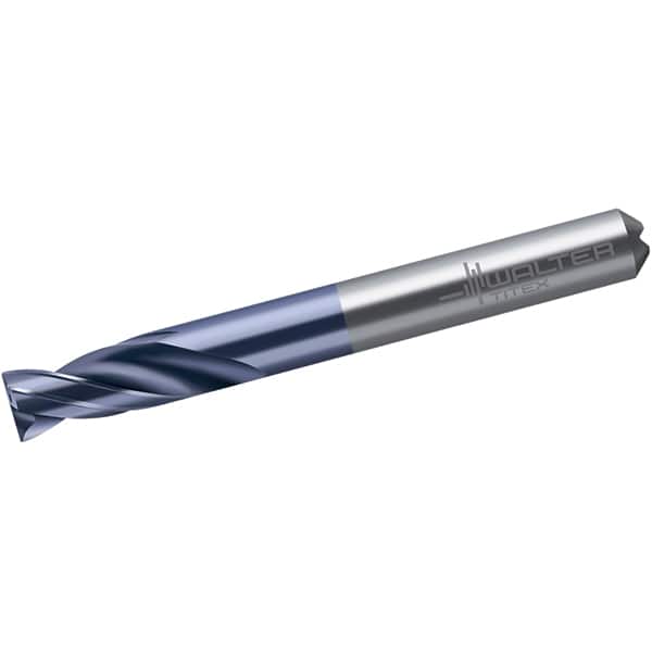 Walter-Titex - 9mm 180° Spiral Flute Solid Carbide Screw Machine Drill Bit - Exact Industrial Supply